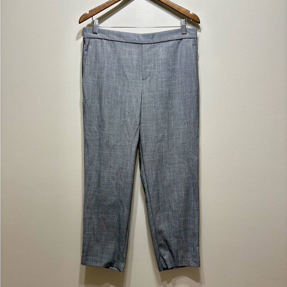 Old Navy High Rise Pull-On Ankle Pants Gray Relaxed Fit Size 12 - Picture 8 of 8